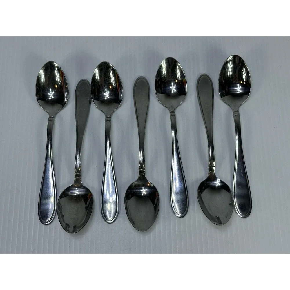 7 Cambridge Stainless Steel CHERISH Spoons Flatware